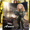 Personalised Soldier Girl Blanket - USTAD HOME