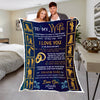 Premium Personalized Blanket For Wife - USTAD HOME