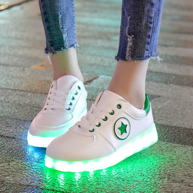Glowing Led Shoes With Lights - USTAD HOME