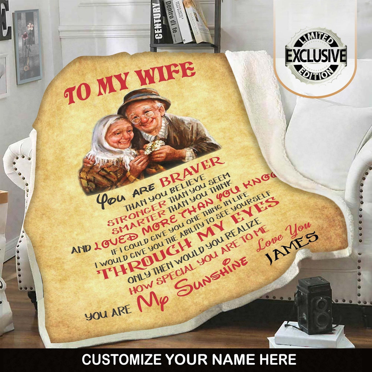 Premium " You Are My Sunshine " Personalized Blanket - USTAD HOME