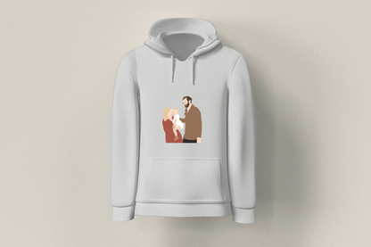 Personalised Faceless Illustration Photo Design Front Print Unisex Hoodie - USTAD HOME